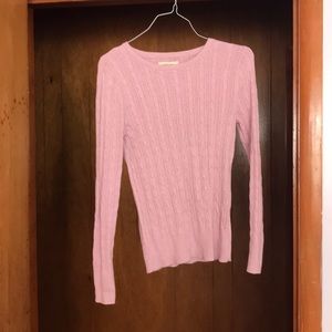 A great blush pink sweater and pattern